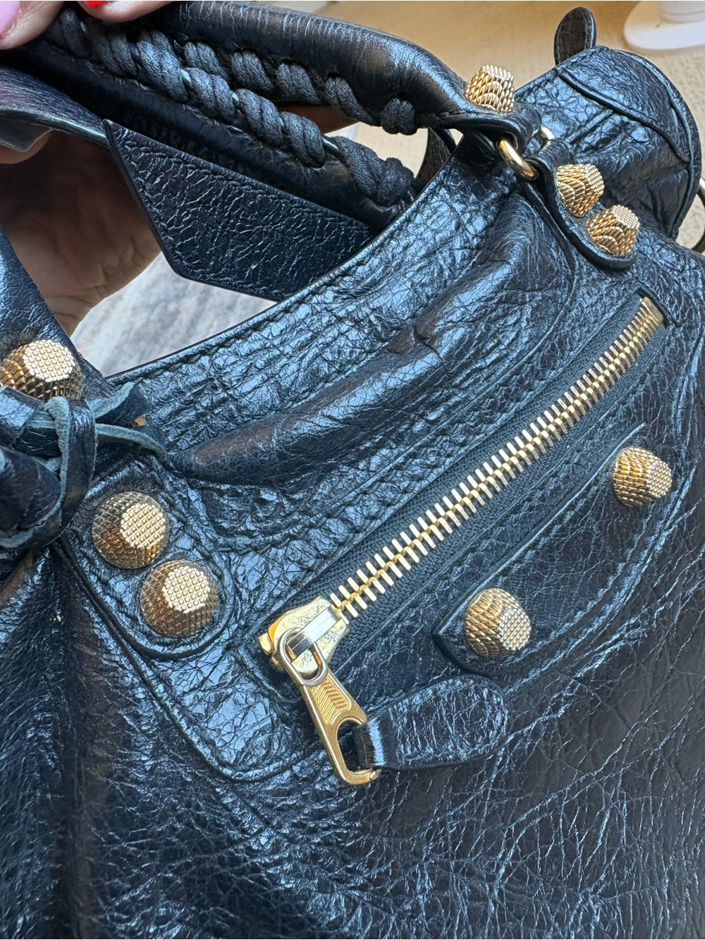 Balenciaga Le City bag with gold size medium - Picture 8 of 14